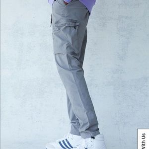 PacSun Diego Brushed Nickle Nylon Cargo Pants